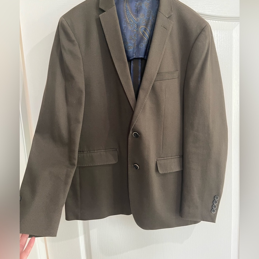 Laboratory by Lord and Taylor Chocolate Blazer Size: 42R